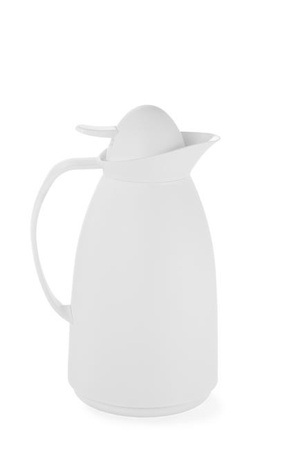 Thermoskanne mit Glaseinsatz Schwarz