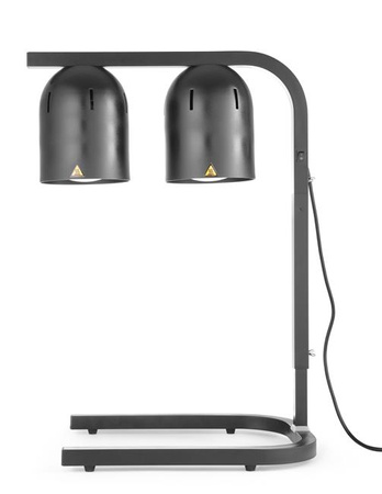 Lampa do podgrzewania potraw, czarna