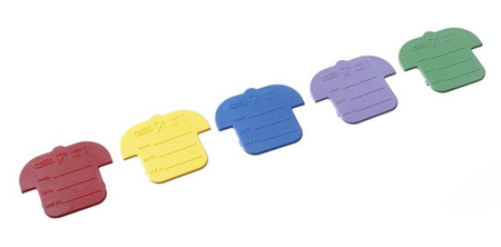 Deckel für GN-Behälter mit farbigen Clips GN 1/1 - 530x325