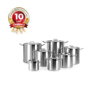 Profi Line Hochtopf mit Deckel, Sandwichboden 50 l; Ø 400 x 400 h