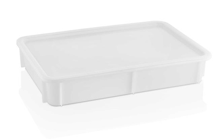 Pizzateigbehälter aus Polyethylen 600x400x(H)80 mm