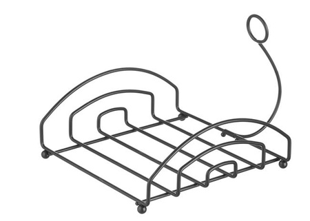 Serwetnik czarny, 205x210 mm