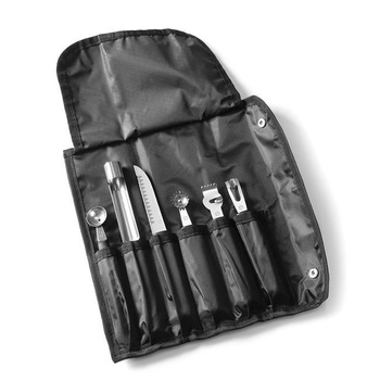 Satz mit 6 dekorativen Messern