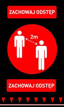 Sicherheitsabstandsmatte