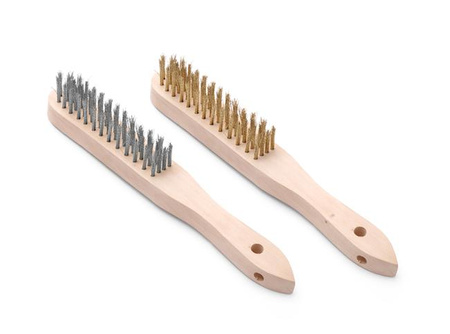 Grillbürste - Set mit Stahl- und Messingborsten