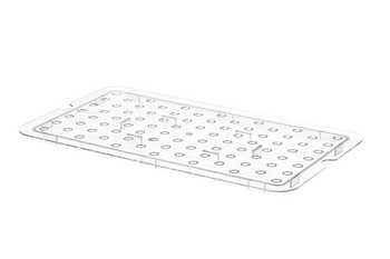 Abfluss für GN-Behälter aus Polycarbonat GN 1/3