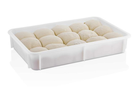Pizzateigbehälter aus Polypropylen 600x400x(H)105 mm