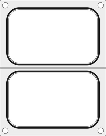 Siegelwerkzeug für BOKAMA AG02E und AG02HD für zwei Schalen 178x113 mm