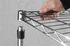 Regał z 5 półkami, HENDI, chromowany, chromowany, 910x455x(H)1830mm