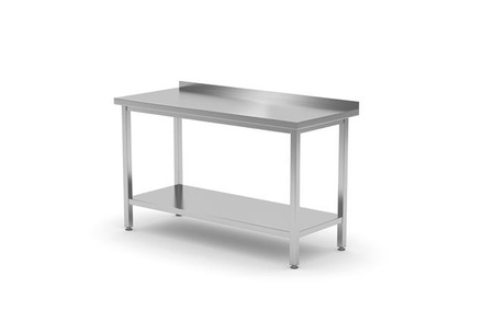 Wandarbeitstisch mit Regal - verschraubt, Maße 1600x700x850 mm