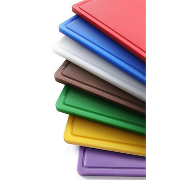 HACCP-Schneidebrett - GN 1/1 braun für gekochtes Fleisch und Wurstwaren