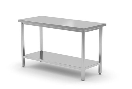 Zentraler Arbeitstisch mit Regal 1800