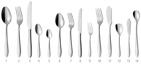 JAZZ" Fischbesteck - 6er-Set