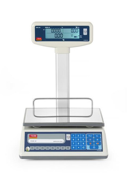 LCD-Waage mit Ausleger und Legalisierung, Serie EGE, 15 kg
