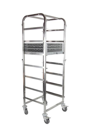 Transportwagen für Geschirrspülmaschinenkörbe - 7x 500x500 mm