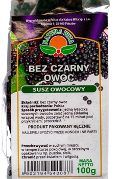 Bez czarny owoc 100g