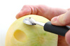 Dekoratives Messer für Kugeln - einfach oval