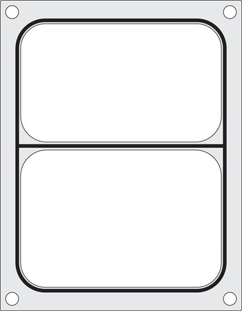 Matrize für Siegelmaschine CAS CDS-01 für zweiteilige Schale 227x178 mm