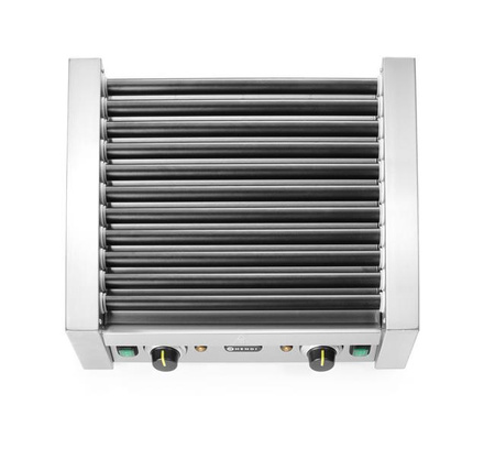 Podgrzewacz rolkowy do parówek dwustrefowy, HENDI, 11 rolek, 230V/1180W, 530x525x(H)180mm