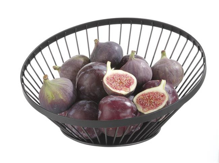 Obstkorb schwarz, Höhe 130 mm