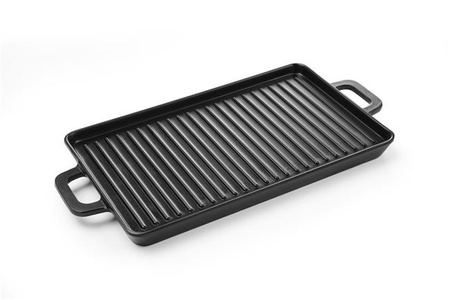 Little Chef Mini-Bratform schwarz - rechteckig