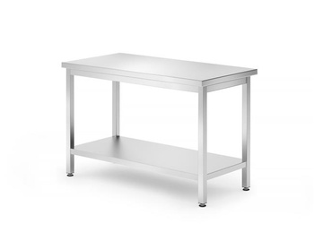 Mitteltisch mit Regal Budget Line - geschraubt 600x600x(H)850