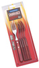 Steakgabel-Set "GAUCHO", Blister, 6-teilig, Churrasco-Linie, rot