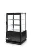 Set-Top-Kühlvitrine 58L schwarz