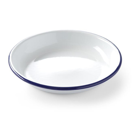 Tief emaillierte Platte, Durchmesser 200 mm