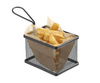 Miniaturkorb für frittierte Snacks 125x100x85