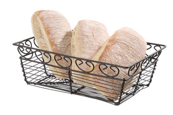 Dekokorb rechteckig schwarz 230x150x80 mm