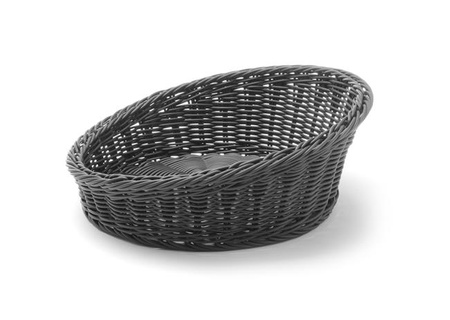 Schräger Korb, rund, schwarz, ø 310 mm