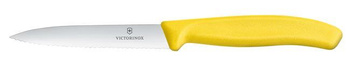 Victorinox Swiss Classic Gemüsemesser, gezahnt, 100mm, gelb
