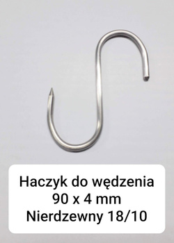 Haczyki do wędzenia 90x4mm 5szt.