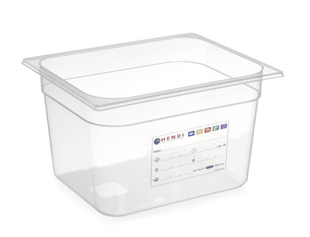 Pojemnik GN 1/2 HACCP z polipropylenu 200mm