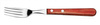 Steakgabel-Set "GAUCHO", Blister, 6-teilig, Churrasco-Linie, rot