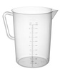 Messbecher aus Polypropylen mit Skala 5 l