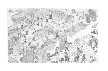 Pergamentpapier (500 Blatt), bedruckt, 258x425