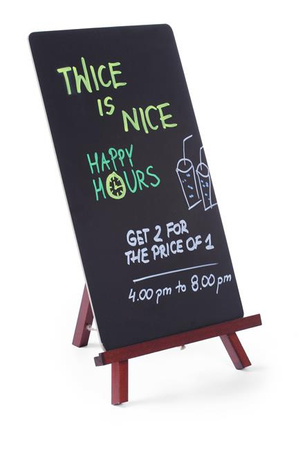 Tafel auf einer Staffelei