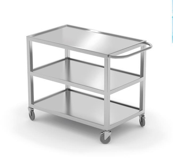 Servierwagen mit zwei Ablagen