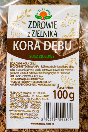 Dąb kora 100g