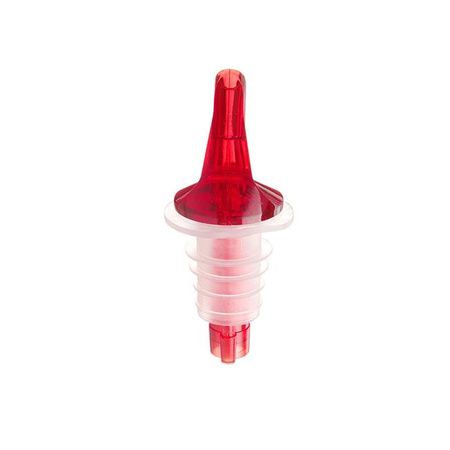 Rote Ausgießerflasche