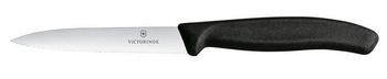 Victorinox Swiss Classic Gemüsemesser, gezahnt, 100mm, schwarz