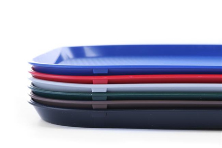 Polypropylen-Schale - FAST FOOD 350x450 blau