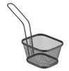 Miniaturkorb für frittierte Snacks, schwarz 130x115x80