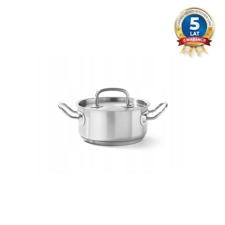 Kitchen Line niedriger Topf mit Deckel 3 l; Ø 200 x 95 h