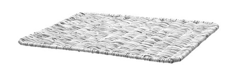 Brotkorb mit Stahlrahmen, grau