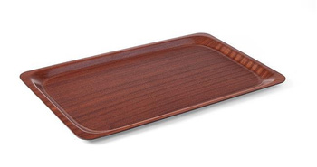 Rutschfestes Holztablett - rechteckig 610x430