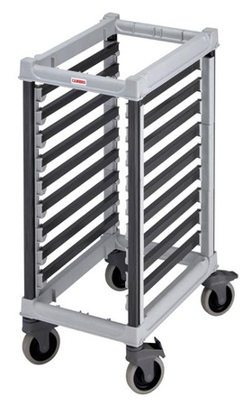 Wózek Camshelving do transportu pojemników, 9 × GN 1/1, Cambro, 730x438x(H)102mm