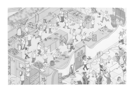 Pergamentpapierblock (500 Blatt), Druck, 420x275